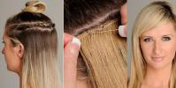 Tipos y métodos de extensiones de cabello.